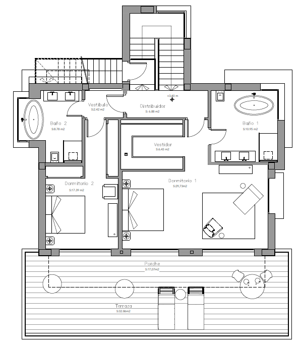First Floor Plan Osa Menor 54